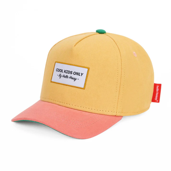 casquette-enfants-bebes-eco-responsable-rose-jaune-hello-hossy