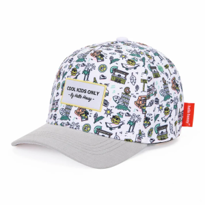 casquette-enfants-bebes-unisexe-gris-imprime-hello-hossy